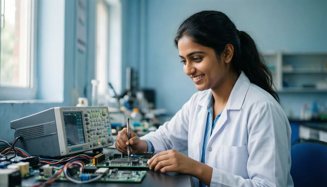 Students studying M.Tech
